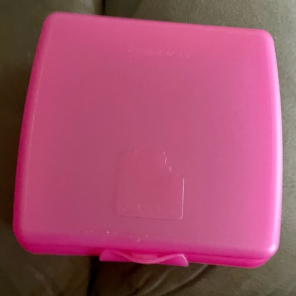 Tupperware Pink Storage Container - Picture 2 of 4